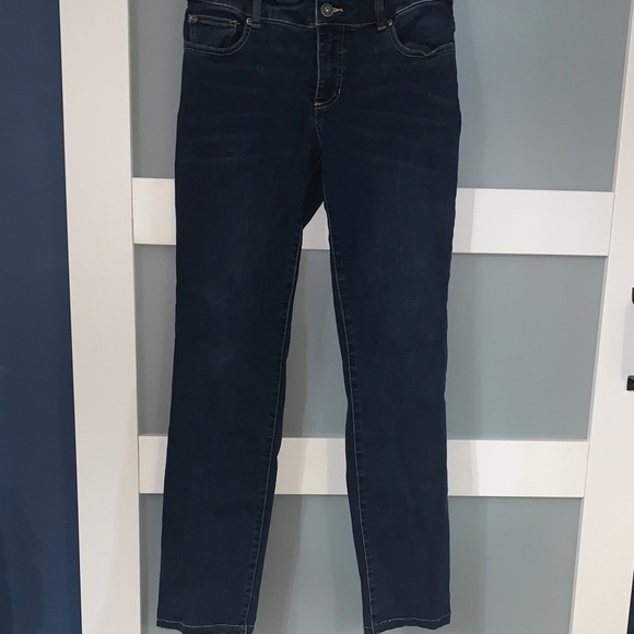 Chico's Denim - Chico's Dark Blue Straight Leg Jeans